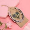 Metal Horseshoe Pendant Wedding Favors with Kraft Tags Wedding Decorations Party Supplies Gifts for