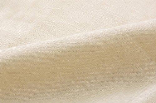 IKEHIKO Single Long Duvet Cover, Solid Color, Reversible, Riba S Duvet Cover IT, Medium Beige/Light Beige, Approx. 150 x 210 cm #9803033