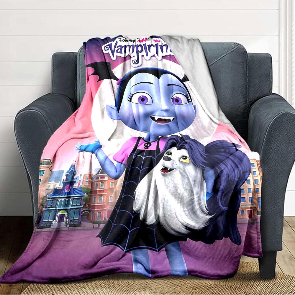 1pc Vampirina2 Blanket, Gift, for Men and Women, Soft Blanket, Good for Sofa Bed Couch Travel, Lightweight Flannel Blanket