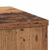 Plantenstandaard met Rustieke Houtlook 33 x 33 x 100 cm Bewerkt Hout