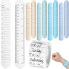 Kinder Erwachsene Silikon Memo Armbänder Erinnern Slap Armband Hausaufgabenplan für Krankenschwester To-Do-Liste Armband Notizblock Armband für Planer
