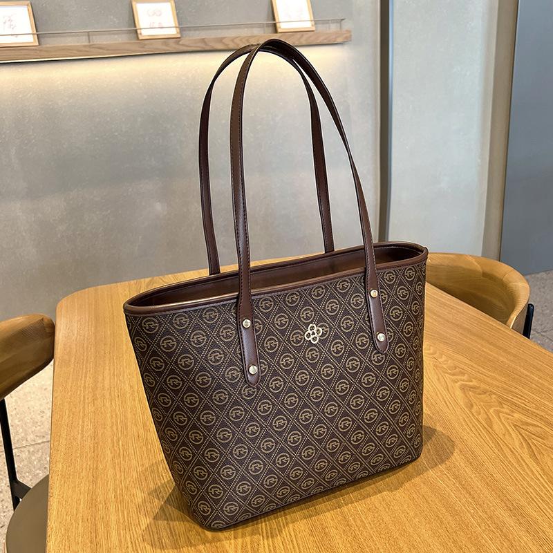 New Commuter Printed Tote Bag Fashion Women's Underarm Shoulder Bag Fashionable Handbag for Women's Bag
