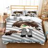 3D Printed Gacha Life Beding Set For Bedrom Soft Modern Bedspreads Comefortable Children Kids Soft Duvet Cover Comfortable Quilt Cover And Pilowcase