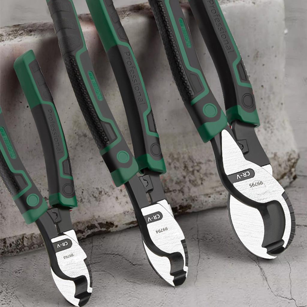 6/8/10inch Carbon Steel Cable Cutter Pliers Electrician Manual Wire Stripper For Household Appliance Repair Hand Tool