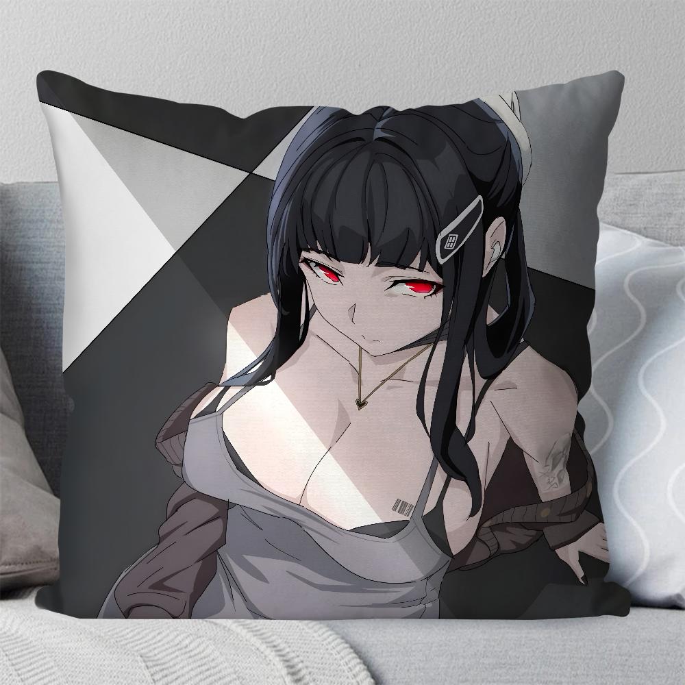 

D Killer Wife Animated Game Nikke Goddess Of Victory Pillow Case Square Pillow Bedroom SofaCar Living Room Home Decoration 40X40 12x12Inch