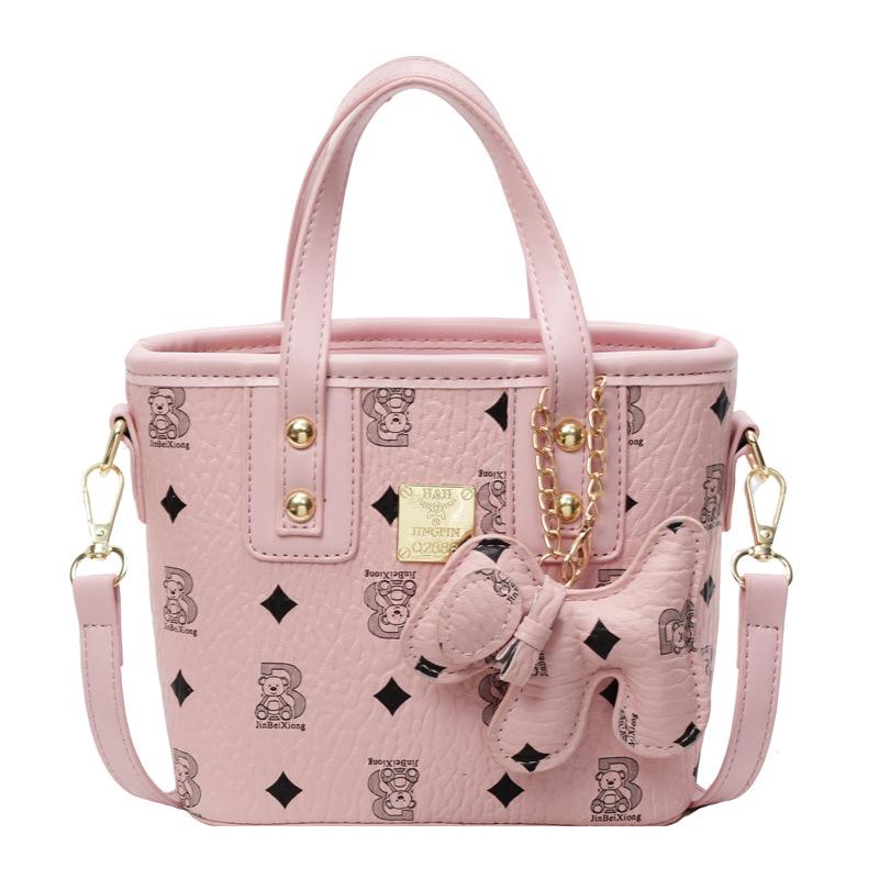 Printed Portable Vegetable Basket Bag Women'S Versatile Bucket Bag Foreign Style Shoulder Messenger Bag