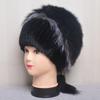 Winter Women Luxury Fur Hat Natural Fur Knitted Mink Fox Pom Pom Fur Hats With Balls Stylish Warm Fashion Girls Beanies Caps