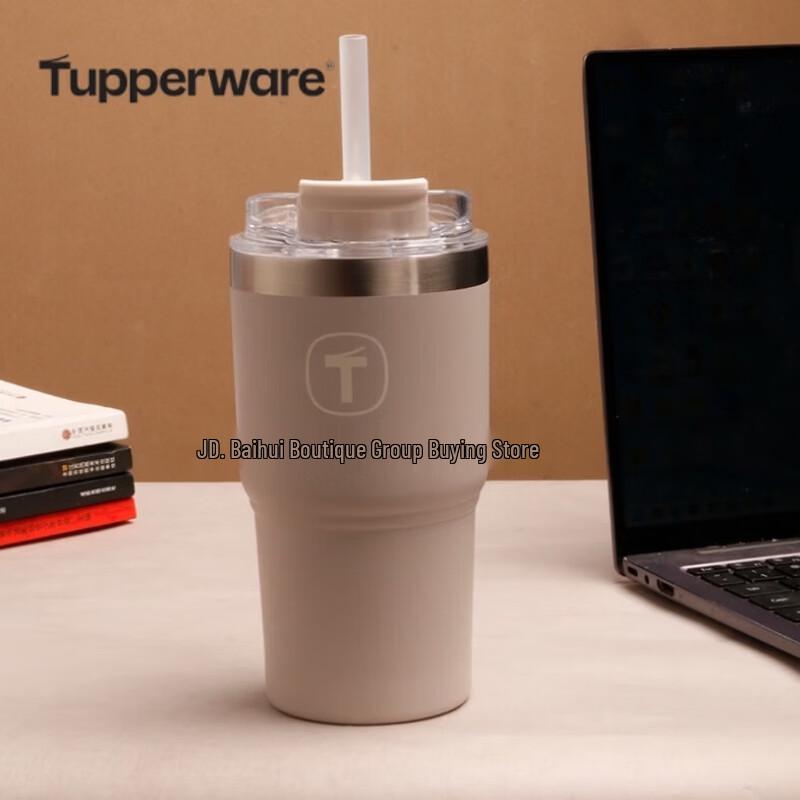 Tupperware Large-T Straw Insulated Mug 660ml