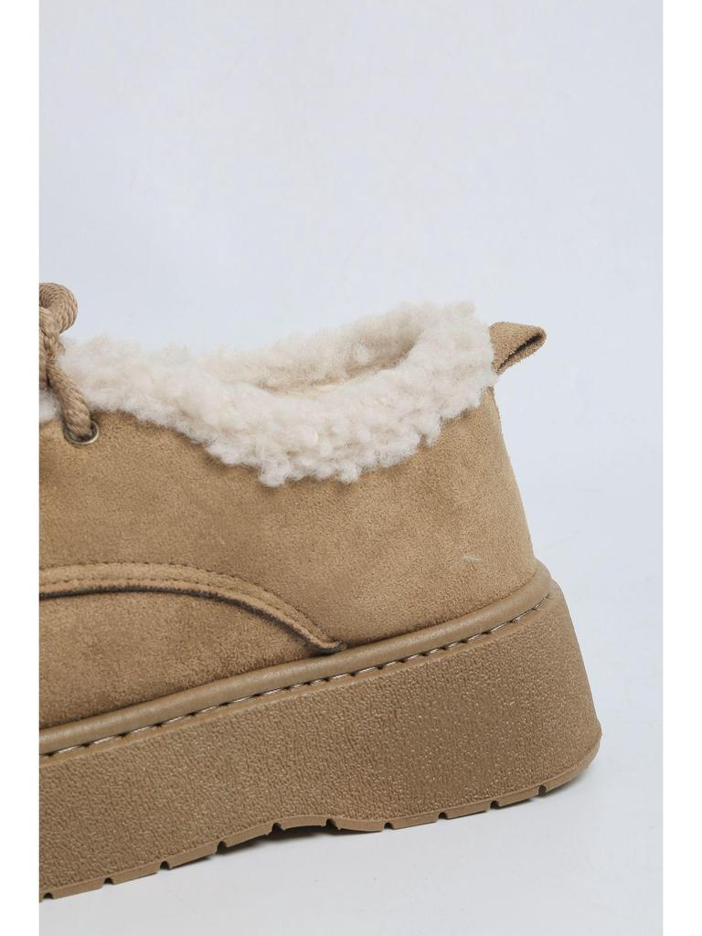 Dames 2025 Vinter Frostet Snøstøvler med Tykk Såle og Pluss Fløyelsfôr