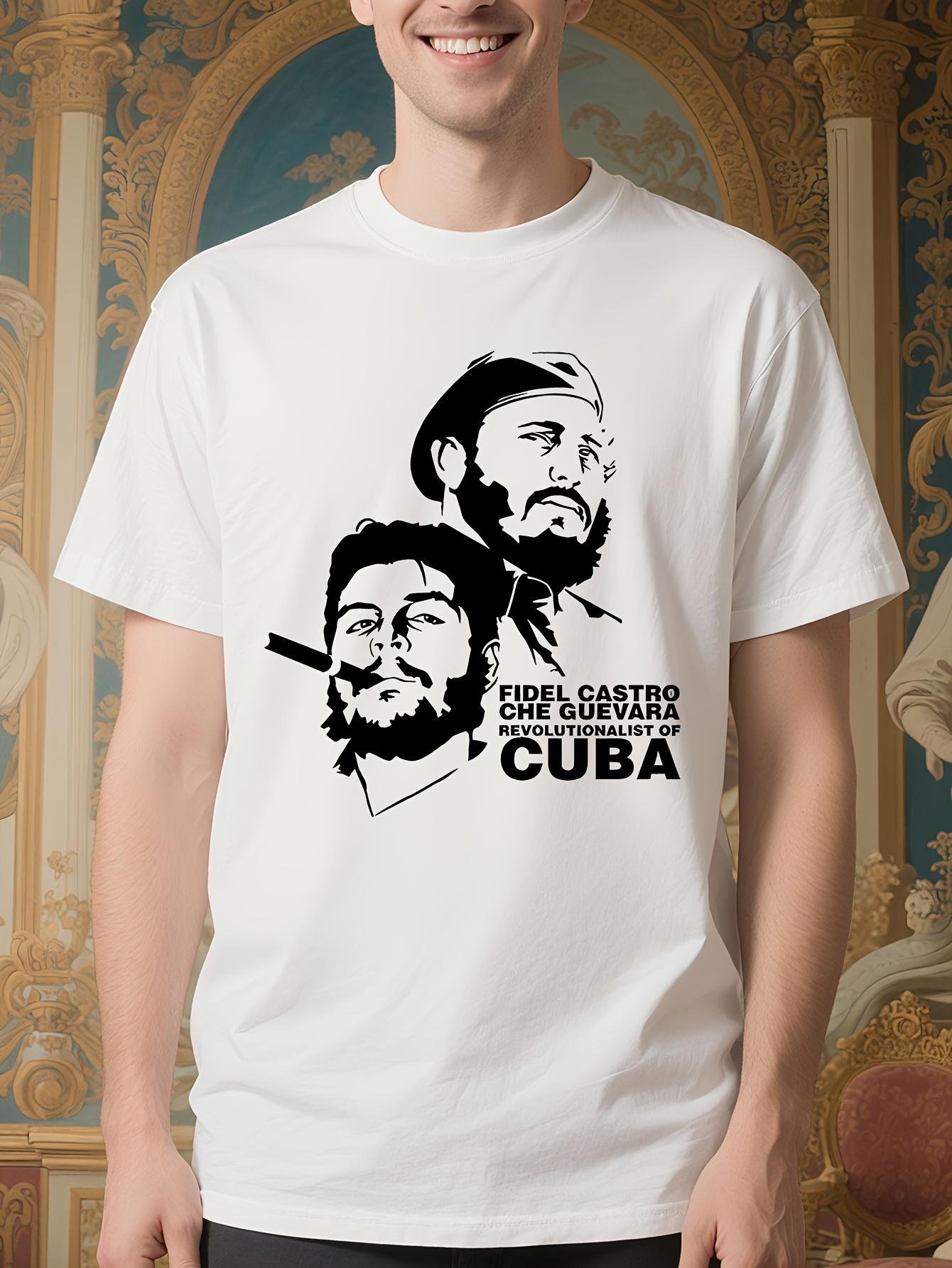 Che Guevara and Fidel Castro Cuban Revolution Graphic Tsh... XXXL