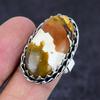 Brecciated Mookaite Gemstone Handmade 925 Sterling Silver Ring Size 9 S6B96