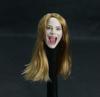 [TOYBARJAPAN] 1/6 Scale Action Figure Head with Pearl White Skin, Sexy, Wide Mouth, Western Beauty (Body and Clothes Not Included)