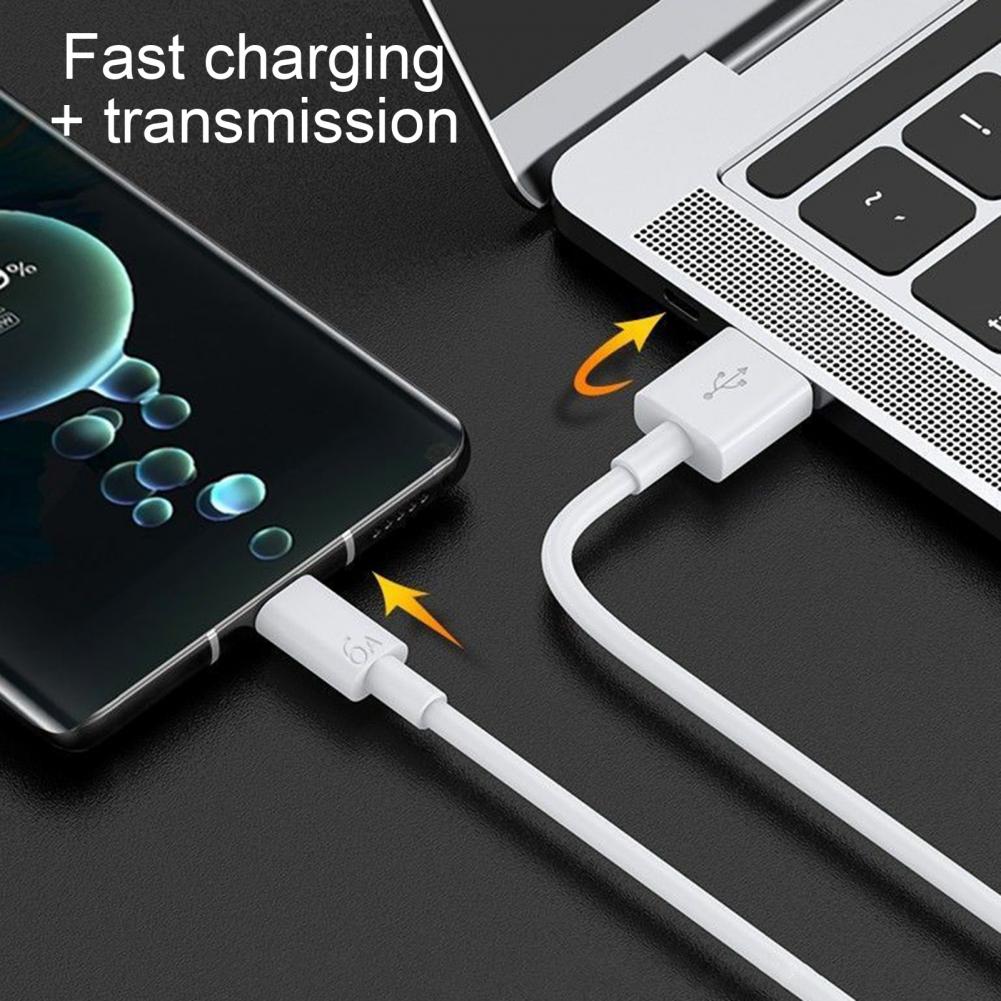 66W 6A Super Dart Charger Cable Fast USB Type C Charging Data Cord for Xiaomi Poco M3 X3 NFC F2 Mi 11 9 Samsung Huawei OPPO