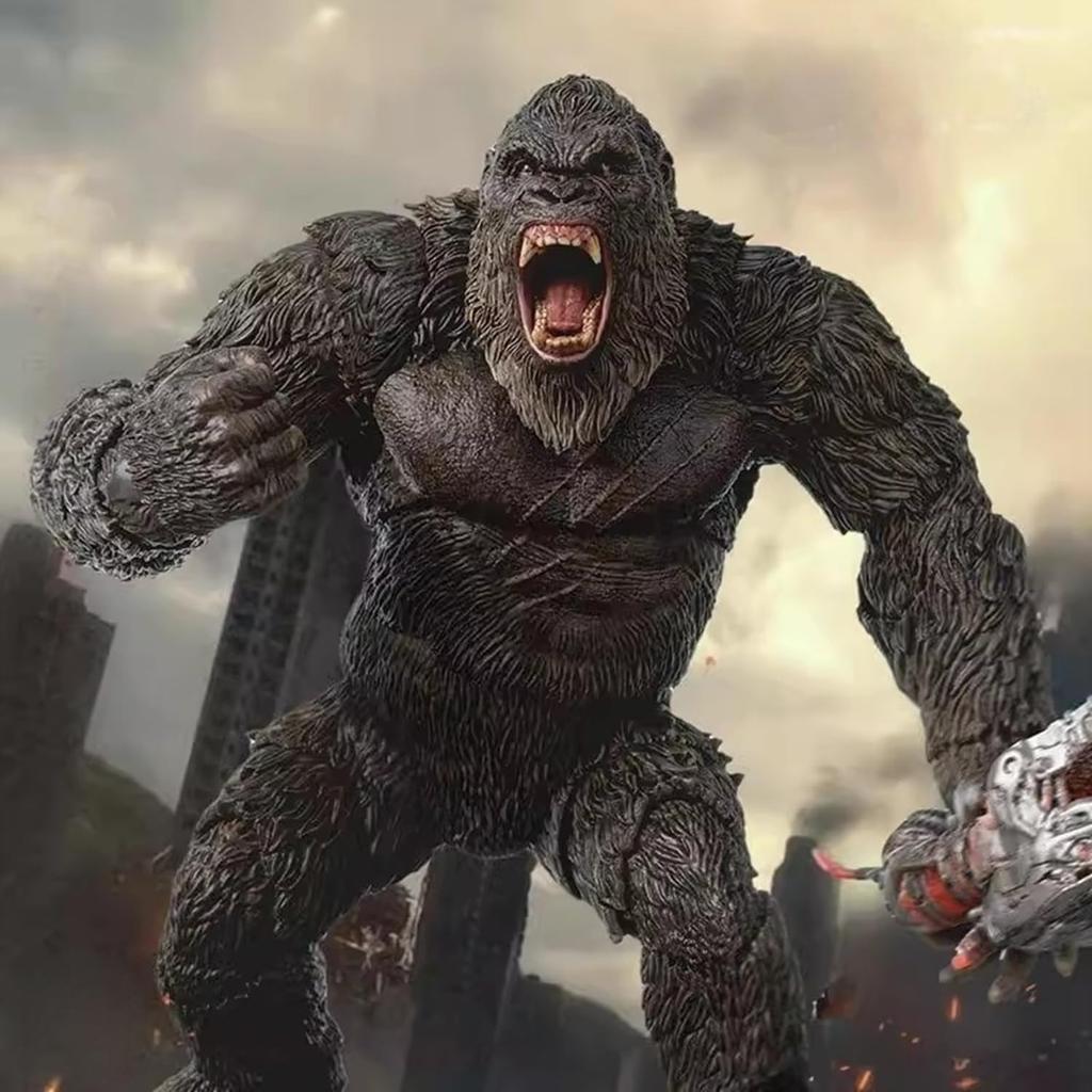 SYXLCYGJ HIYATOYS Exquisite Basic Series Godzilla Kong 2 Personalized Kong Articulated Doll Model vs. 2.0