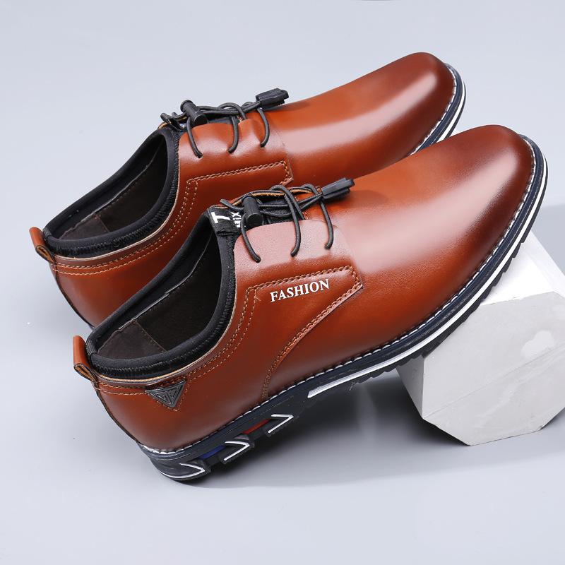 

Мужская повседневная обувь, черная, весенняя, мужская обувь, мокасины, мягкая подошва, на шнуровке, деловые кроссовки для отдыха на природе, обувь для мужчин, большой размер 48 38 коричневый