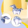 Sturdy Crystal Horse Statue Colorful Decorative Horse Shape Crystal Artwork  Office Decoration