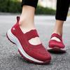  Summer Women Anti-slip Shoes Mesh Breathable Woman Woven Shoes Sneakers Light Slip On Flat Platform Ladies Walking Shoes