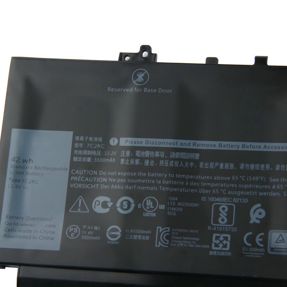 Dell Latitude E7270 E7470 PDNM2 579TY F1KTM 0F1KTM V6VMN 7CJRC Dizüstü Bilgisayar Bataryası İçin Şarj Edilebilir Lityum Pil 3500mAh