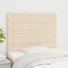 VidaXL Headboards 2 Pcs Cream 80x5x78-88 Cm Fabric3116745