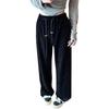Autumn Maternity Velvet Drawstring Pants: Narrow to Wide Leg Fit