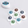 Set of 8pcs 8mm Oval Plastic Eyes For Doll Mask DIY Making Props