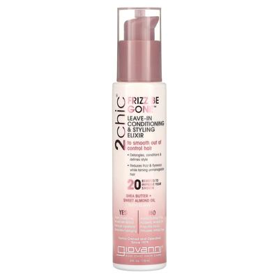 2chic Frizz Be Gone, Leave-in Conditioning & Styling Elixir, 118 Ml
