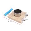 Wooden Perch Stand Hanging Feeder Bowls Multifunctional Bird Food Cups  Budgie