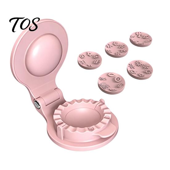 Cooking Tools for Families Dumpling Press Mold with Decorative Stamps, Manual Dough Skin Maker Food Prep Home Dumplings, Dishwasher Safe Kitchen