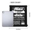 Custom EVA Evangelions  Drawstring Bags for Training Yoga Backpacks Women Men Manga Sports Gym Sackpack