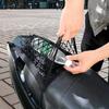 Síť na zavazadla na motocykl Vysoce elastická dvouvrstvá síť na motocykl pro uložení přilby 10" X11" Bungee síť na náklad s háčky Síť na zavazadla
