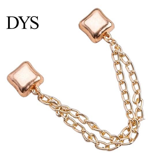 Clothing Adjustment Accessory Magnetic Clips for Pants Sleeve Hem, Multi-Function Fabric T-shirt Hem Clip Holder with Chain, Detachable Strong Magnet