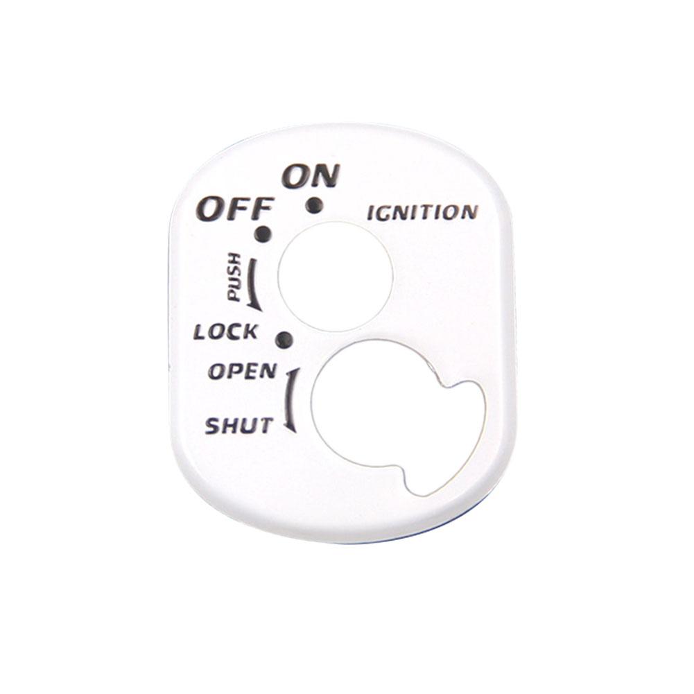 

Алюминиевая крышка замка зажигания с ключом для мотоцикла, аксессуары для мотоциклов для Beat Vario Wave Pcx V1 V2 wh100t 125t 110t белый