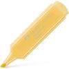 Marqueur Textliner - FABER-CASTELL - Vainilla 1546 67 10 Lu - Couleurs Pastel Brillantes - 1, 2 Et 5 Mm