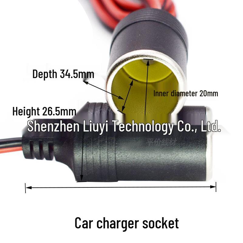 50A Anderson To Car Charger Female Socket 12AWG Battery Adapter Cable
