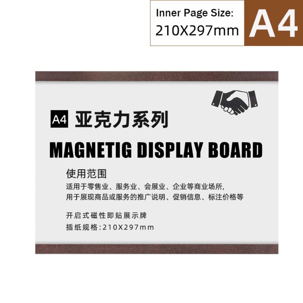 A3/A4/A5 Certificate Frame Magnetic Photo Frame Versatile Display Frame Business License