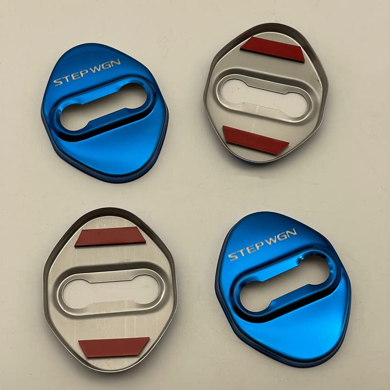 TADOKAPATU Honda New Step Wagon RP Series Striker Cover Door Lock Cover Plated Accessory Interior Parts Stainless Steel 4PCS Easy Installation Ho