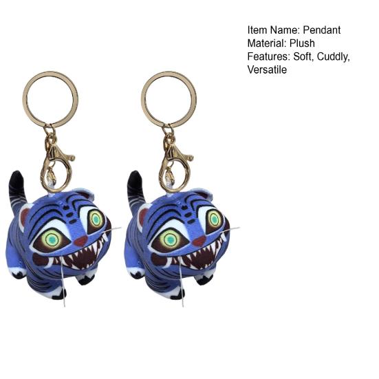 Anime Plyšová Klíčenka Tygřík Roztomilá Plyšová Panenka Tygřík Kroužek na Klíče Měkké Vycpané Zvířátko Dárek pro Rodinu Přátele Děti