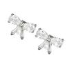 Universal Alloy Earphone Clip Crystal Adorned Quick Snapped On Design For Seamlessly Headphone Customization Decoration