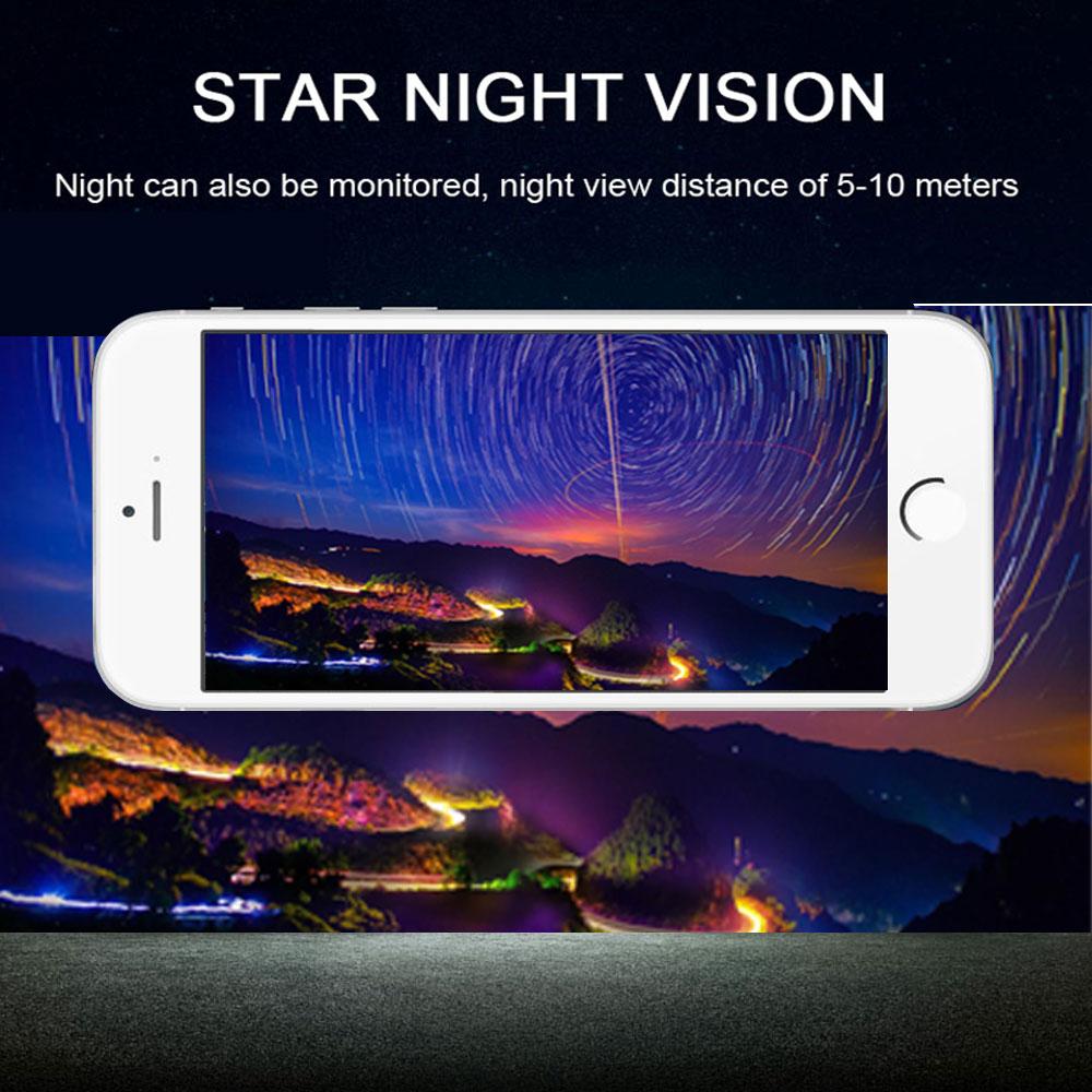 Universal 1080P AHD Wireless Car Rear View Camera with Front Night Vision Waterproof WiFi Reversing for 2 Din Android iOS APP