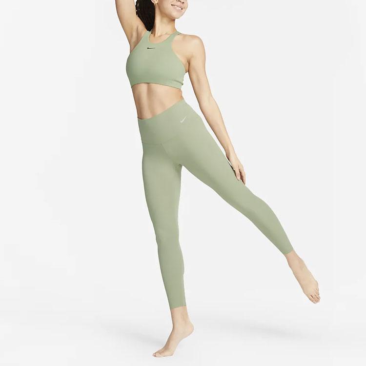 New Nike Zenvy Sports Pants Women's Oil Green DQ6016-386