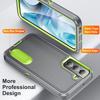 3 IN1 for Samsung Galaxy S22 S23 S24 S25 FE S26 Ultra A17 A16 A15 A56 A36 A26 A54 A14 A53 A13 A06 Heavy Duty Shockproof Case
