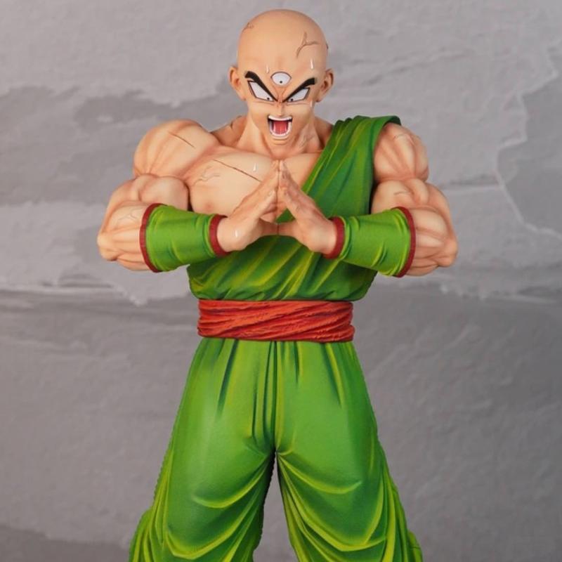 30cm Anime Dragon Ball Z Figure Tien Shinhan Infinite Warrior Pvc Statue Collectible Figurines Model Doll Decoration Toy Gift