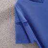 T-shirt Women Versatile Summer Casual Large Size Loose V Neck Pullover Short-sleeved Tops