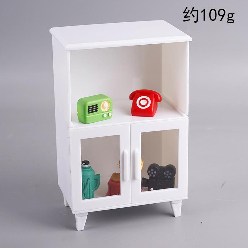 1:12 Puppenhaus Mini Möbel Modell Szene Modern Weiß Zubehör Schrank Schränke Kinderspielhaus Spielzeug