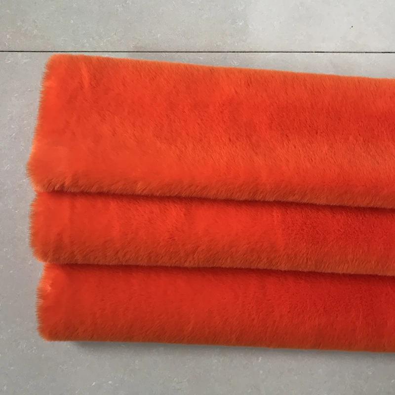 Short Plush Fabric Fur By The Meter for Pillowcases Clothing Sewing High-grade Soft Imitation Rabbit Hair Cloth Plain Thickened