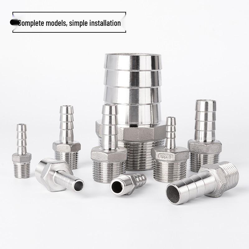 304 Stainless Steel Hex Male Thread Pagoda Fitting for Water/Air Hose