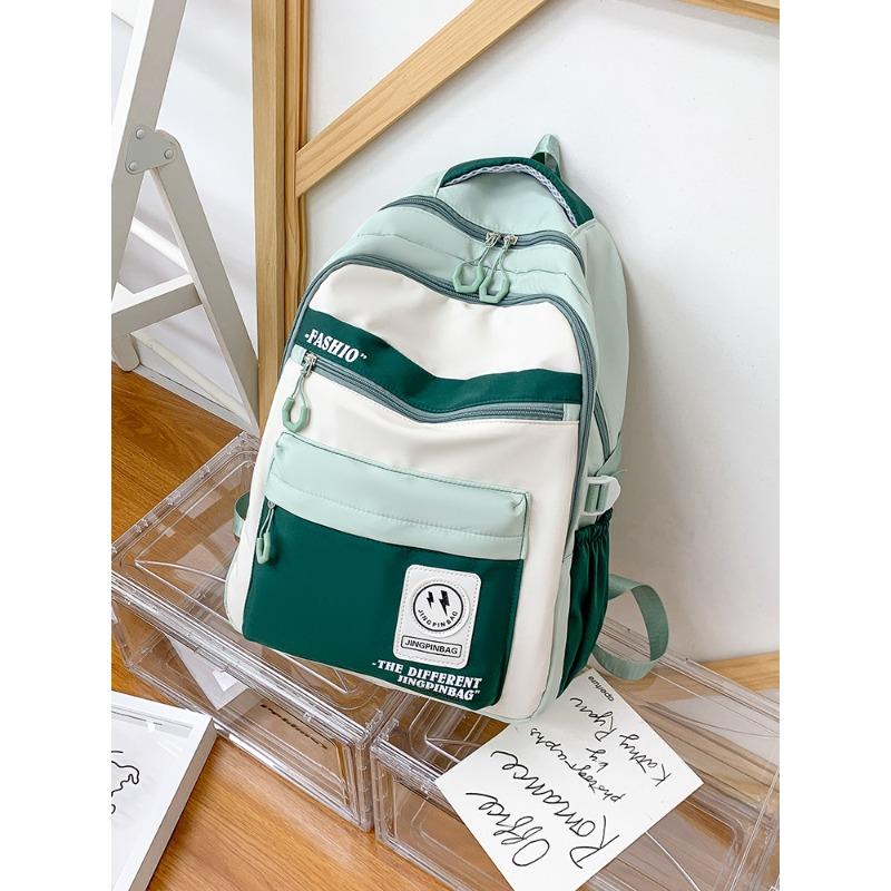 

Студенческий рюкзак Легкий и модный рюкзак для учеников средней школы Большой вместимости One size