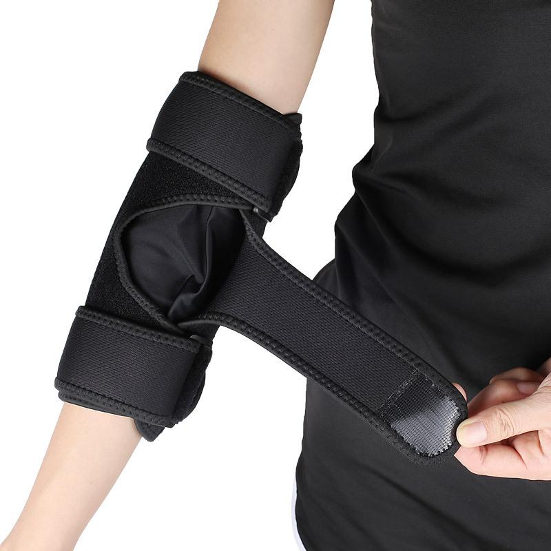 Male and Female Adjustable Reverse Pull-up Double Aluminum Plate Support Pressurized Fixed Arm Protection Fall Protective Gear Sports Elbow Protection
