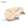 Interactive Play Parrot Stand Board Wooden Hamster Resting Perch Bird Perch Stand Bracket  Birds