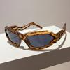 Vintage Y2K Steampunk Sunglasses Luxury Designer Punk Future Sun Glasses Sport Goggles for Women Men Riding Shades